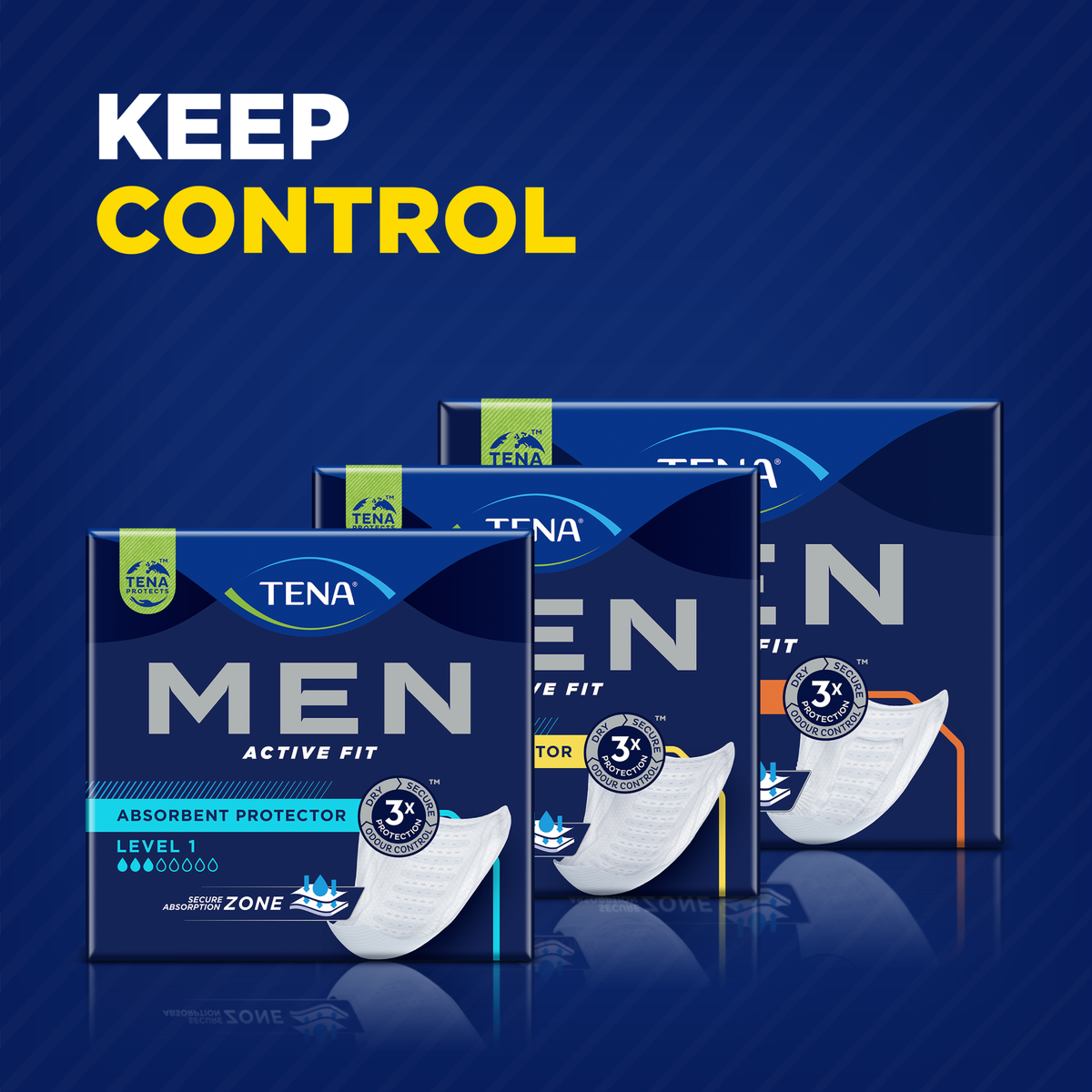 Incontinence Pads for Men, Protectors & Guards