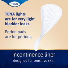 TENA Lights Sensitive Liners Long Length