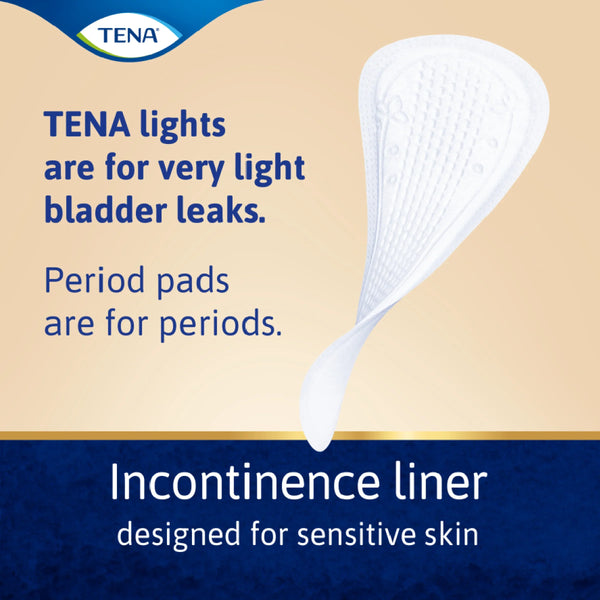 TENA Lights Sensitive Liners Long Length