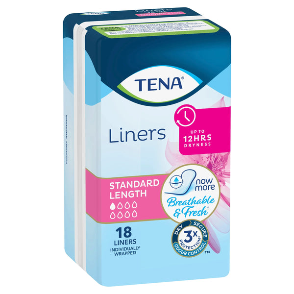 TENA Liners Standard Length 18pk