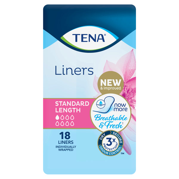 TENA Liners Standard 18pk