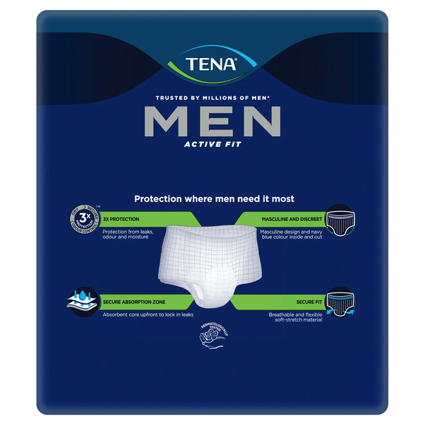 TENA MEN Active Fit Pants Plus Navy