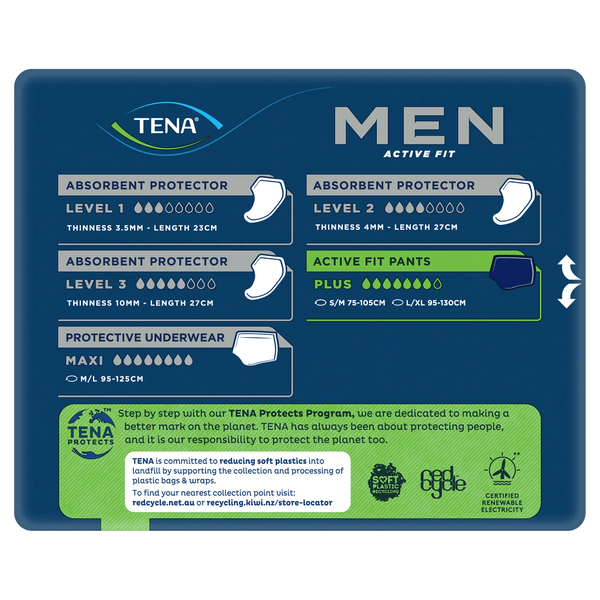 TENA MEN Active Fit Pants Plus Navy