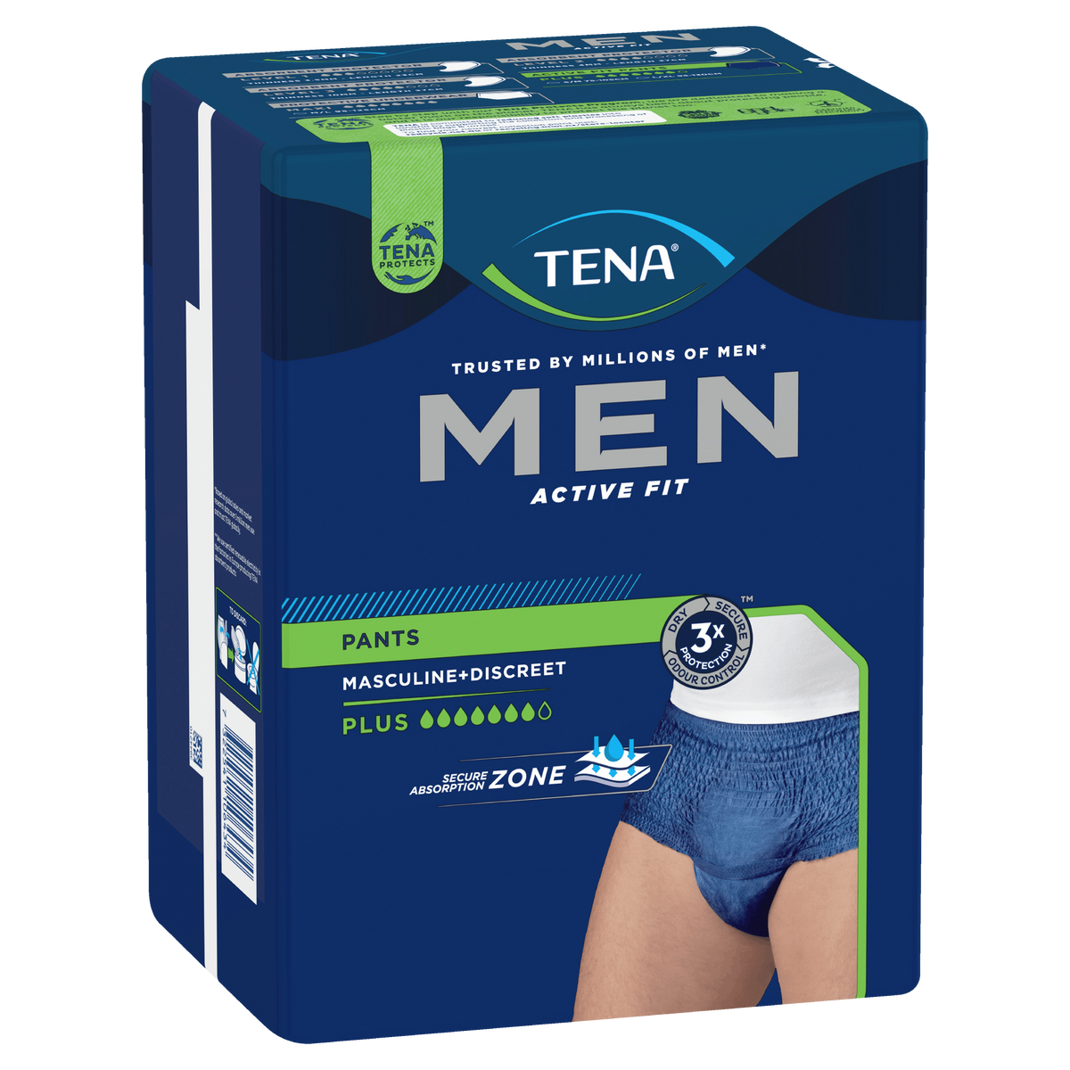 TENA Men Active Fit Pants - Normal - Large/Extra Large - Pack of 10