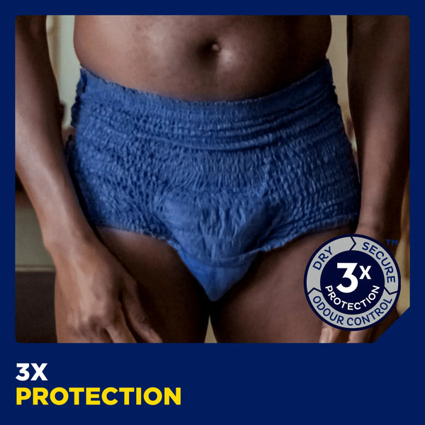 TENA MEN Active Fit Pants Plus Navy