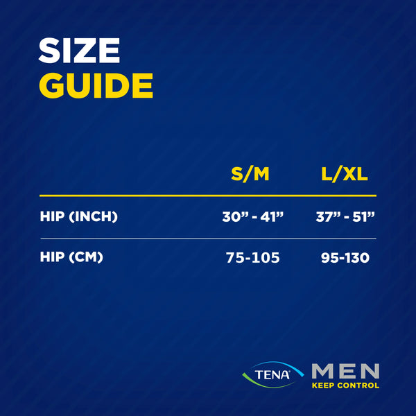 TENA MEN Active Fit Pants Plus Navy