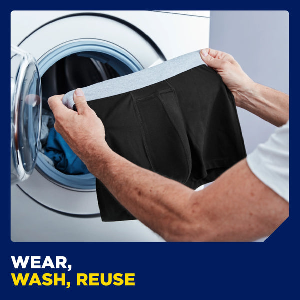 TENA Men's Washable Protective Boxer