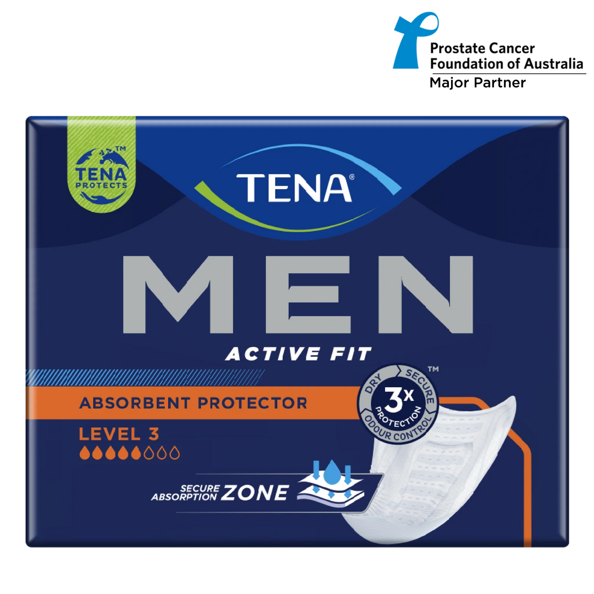 Men's Incontinence Pads Guard Level 3 TENA
