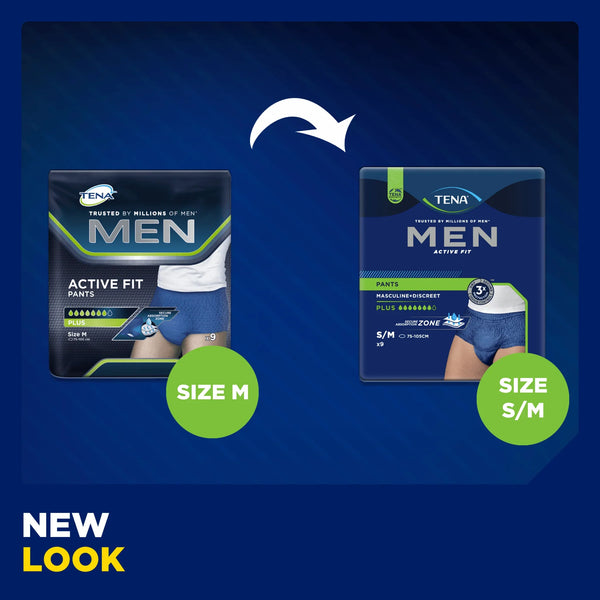 TENA MEN Active Fit Pants Plus Navy