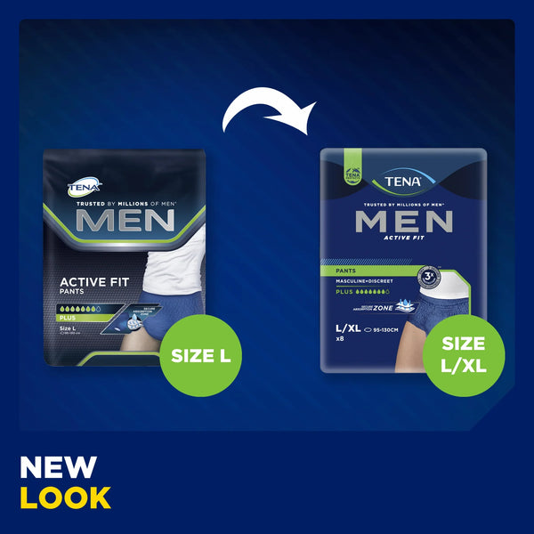 TENA MEN Active Fit Pants Plus Navy