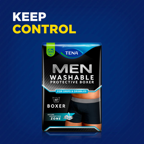 TENA Men's Washable Protective Boxer