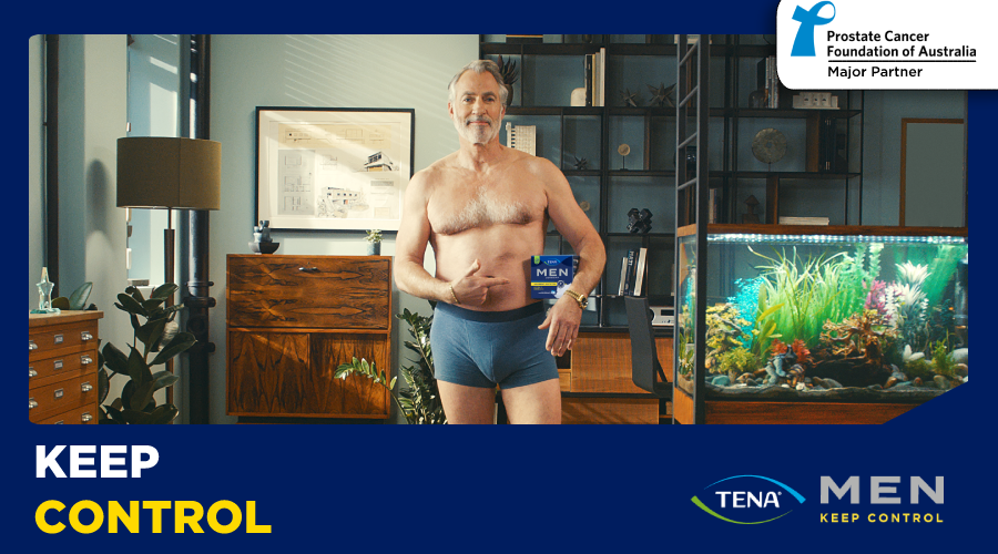 TENA and PCFA partnership is a game-changer for men with incontinence