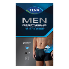 TENA Men's Washable Protective Boxer - Black 