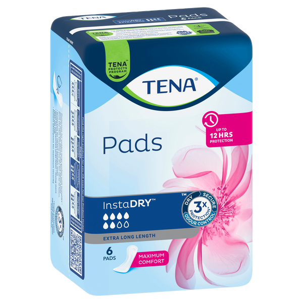 TENA Pads InstaDRY™ Extra Long Length