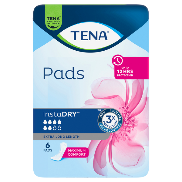 TENA Pads InstaDRY™ Extra Long Length