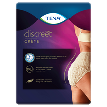 TENA Discreet High Waist Incontinence Disposable Underwear - Crème Sample 