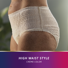 TENA Discreet High Waist Incontinence Disposable Underwear - Crème Sample 