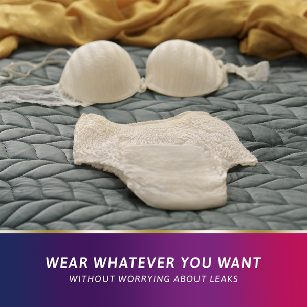TENA Discreet High Waist Incontinence Disposable Underwear - Crème Sample
