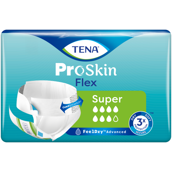 TENA ProSkin Flex Super - Belted Incontinence Briefs