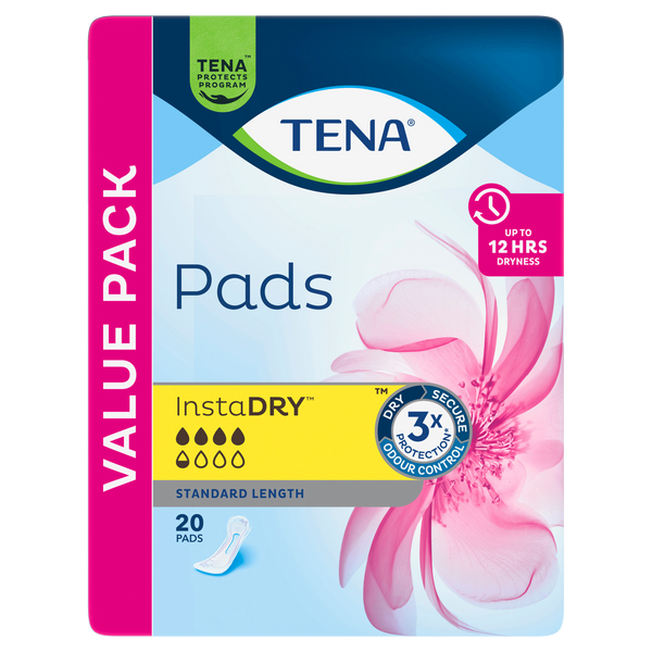 TENA Pads InstaDRY™ Standard Length Sample