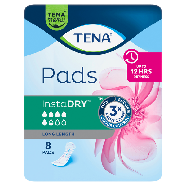 TENA Pads  InstaDRY™ Long Length