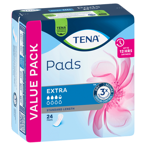 TENA Pads Extra Standard Length