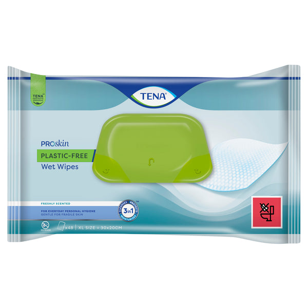 TENA ProSkin Plastic Free Wet Wipes