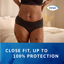 TENA Discreet Low Waist Incontinence Disposable Underwear - Black 