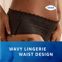 TENA Discreet Low Waist Incontinence Disposable Underwear - Black 