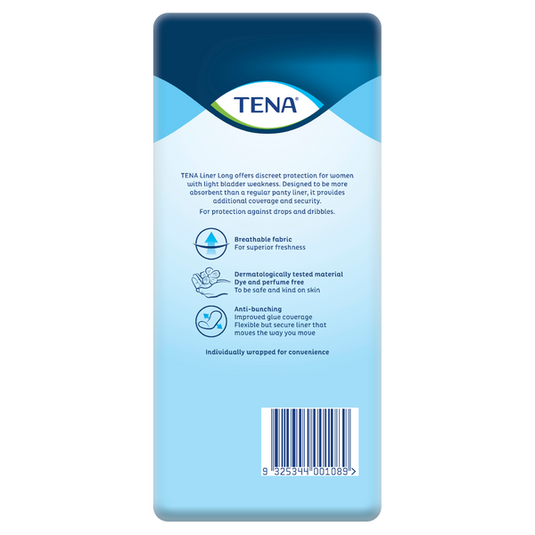 TENA Liners Long Length 39pk