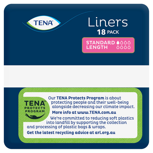 TENA Liners Standard Length 18pk