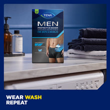 TENA Men's Washable Protective Boxer - Black 