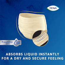 TENA Discreet High Waist Incontinence Disposable Underwear - Crème 