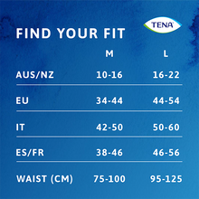 TENA Discreet Low Waist Incontinence Disposable Underwear - White 