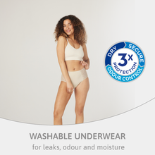 TENA Beige Washable Incontinence Underwear - Hipster 