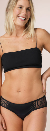 Sample- TENA Discreet Low Waist Incontinence Disposable Underwear - Black