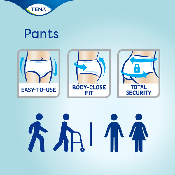 TENA ProSkin Plus Disposable Underwear Pull On with Tear Away Seams  X-Large, 72634, 14 Ct, 14 ct - Kroger