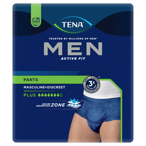 TENA MEN Active Fit Pants Plus Navy