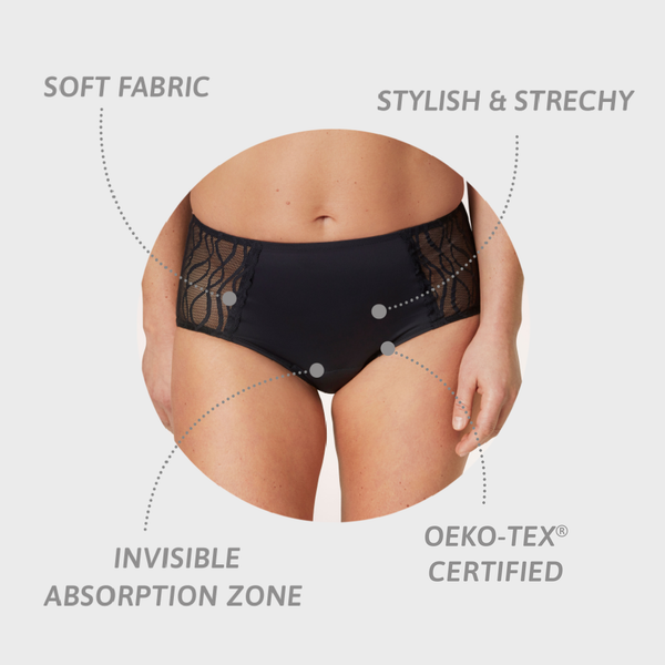 TENA Beige Washable Incontinence Underwear - Hipster