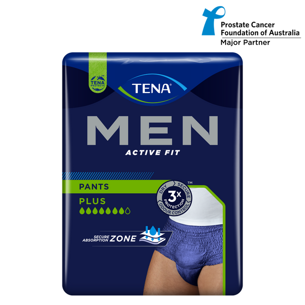 TENA Men's Super Plus Protective Underwear, S/M